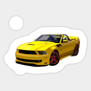 2014 Saleen Mustang Convertible s351 Sticker